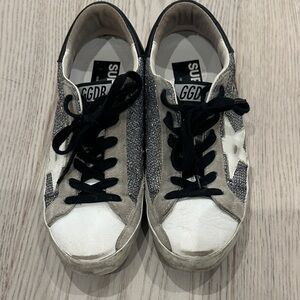 Golden Goose Black and White Sneakers